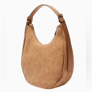 4th & Reckless Una Faux Suede Crescent Bag. NEW WITH TAGS IN ORIGINAL PACKAGING